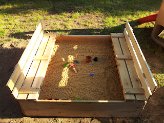 wood sandbox plans