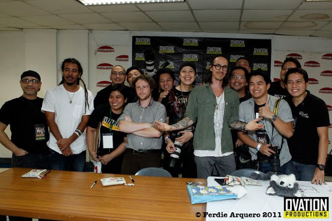 photos of Incubus in Manila (behind the scenes)