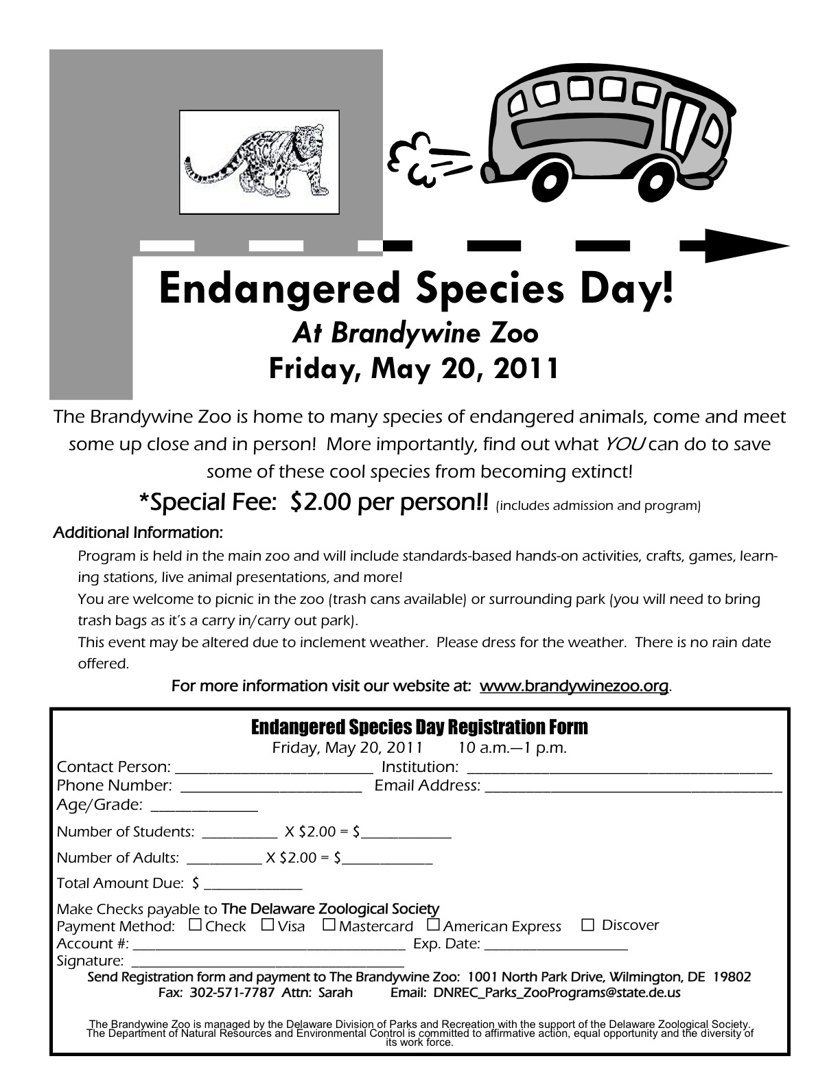 Homeschool Happenings! Endangered Species Day! A Program at the