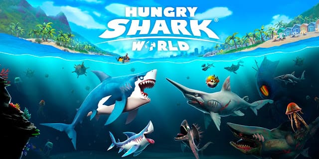 Hungry Shark World-  APK (MOD, Unlimited Money) For Android