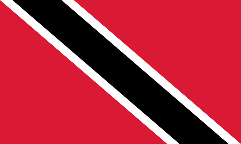 Logo Gambar Bendera Negara Trinidad dan Tobago PNG JPG ukuran 800 px