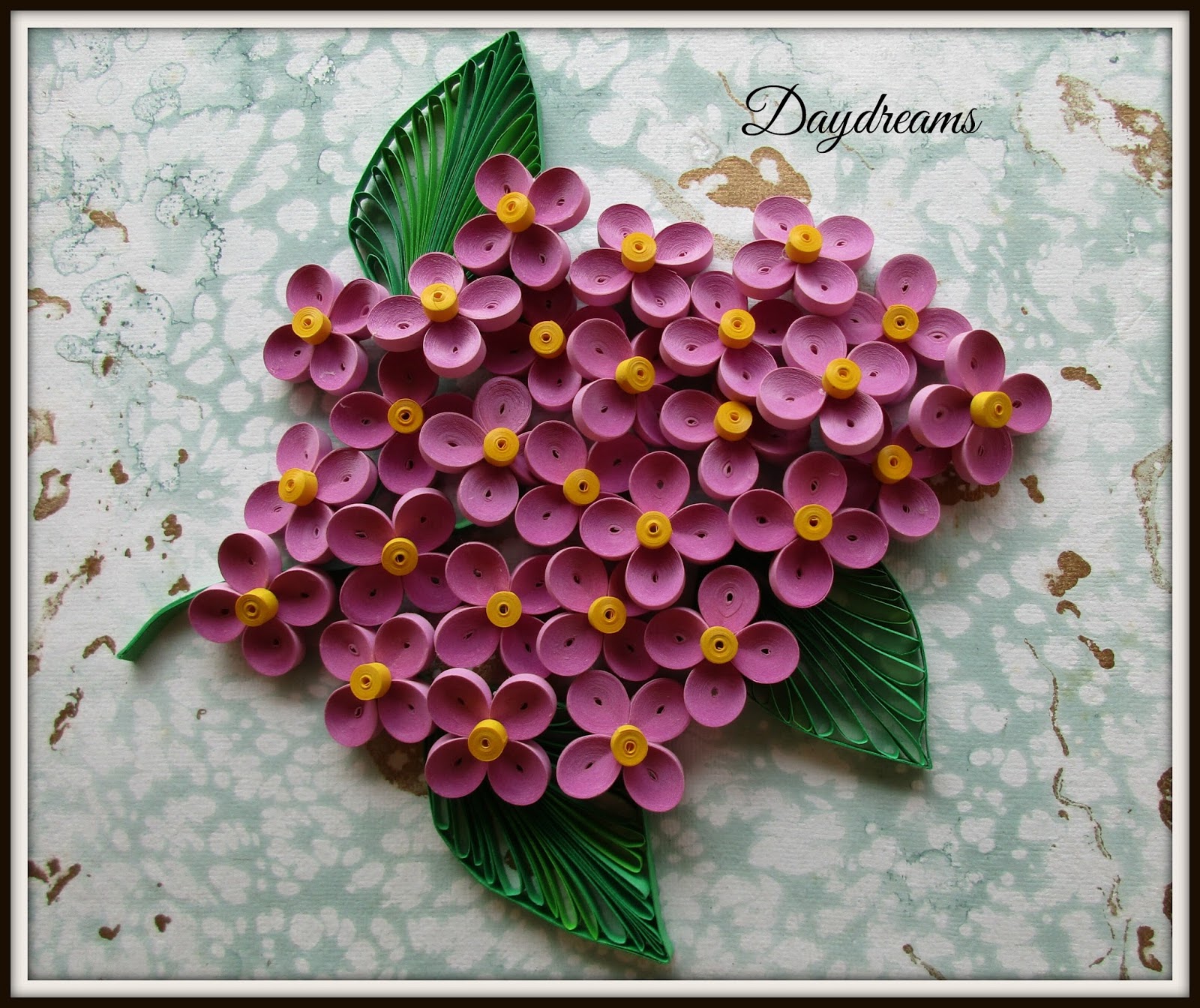 DAYDREAMS Quilled Lilac