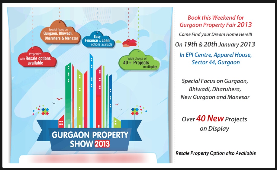 Indian Real Estate Gurgaon Property Show 2013 at EPI Centre, Apparel