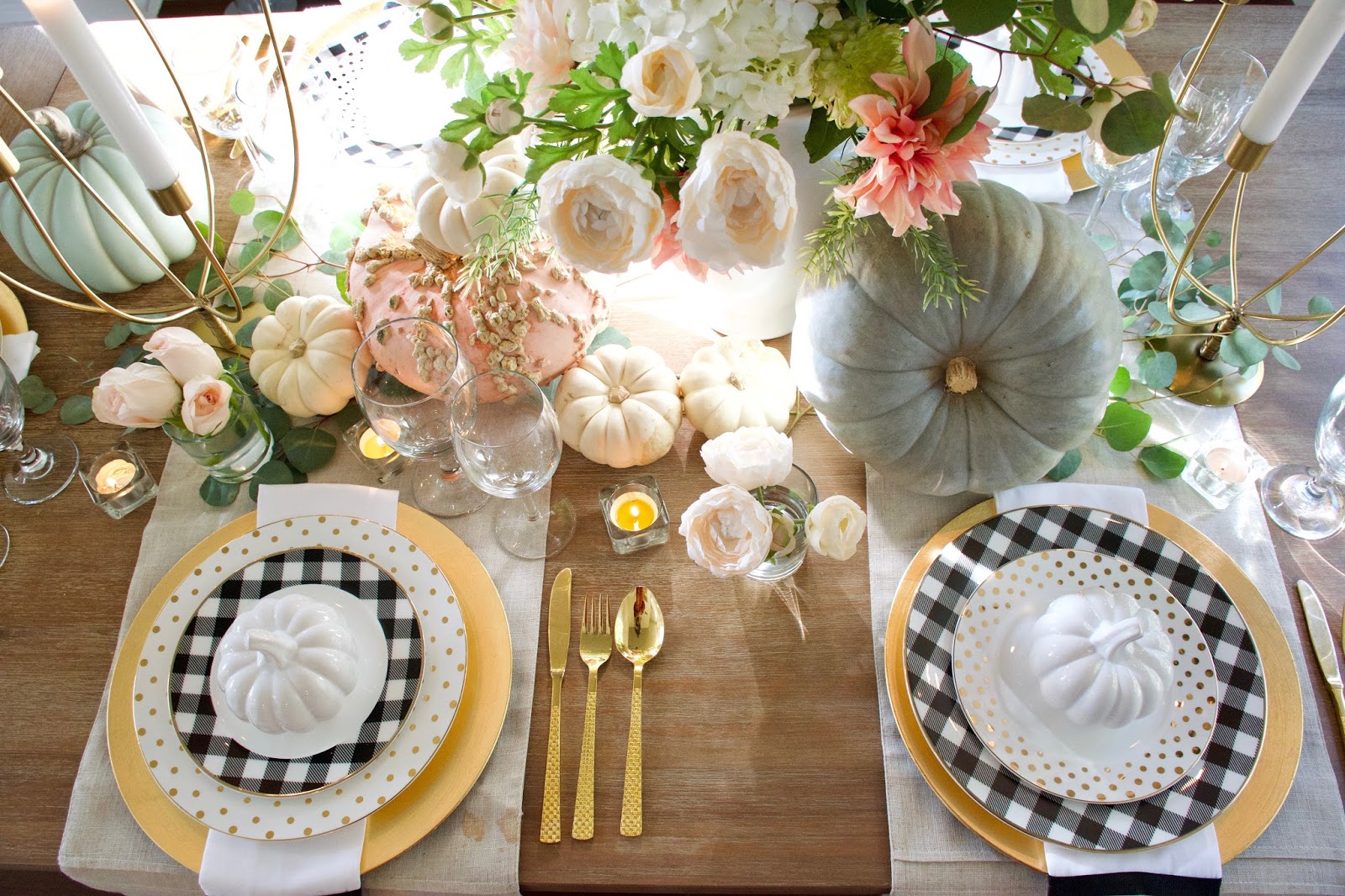 Home and Fabulous: GLAMOROUS THANKSGIVING DINNER TABLE