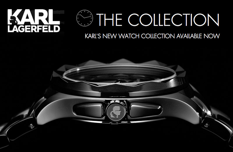 Karl Lagerfeld's New Watch Collection