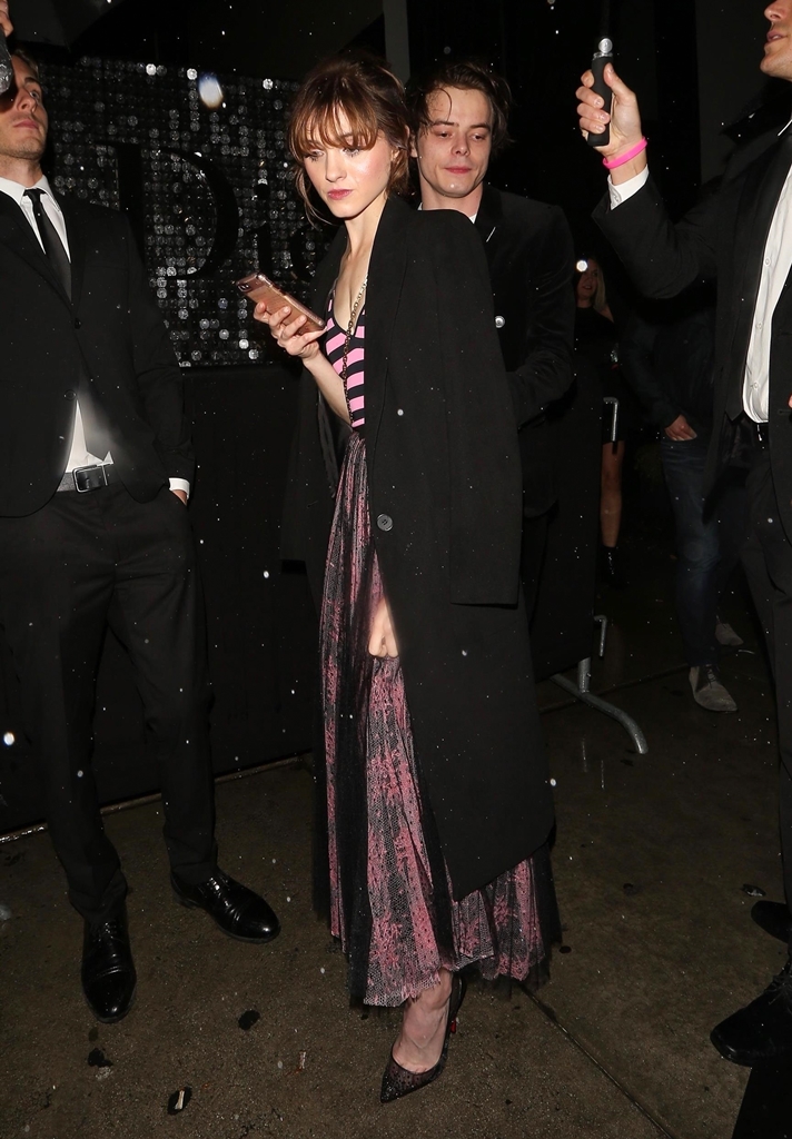 Natalia Dyer & Charlie Heaton || Outside the Dior Addict Lacquer Pump