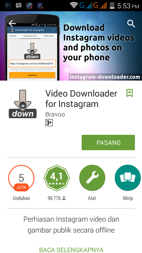 Cara download Foto / Video di Instagram