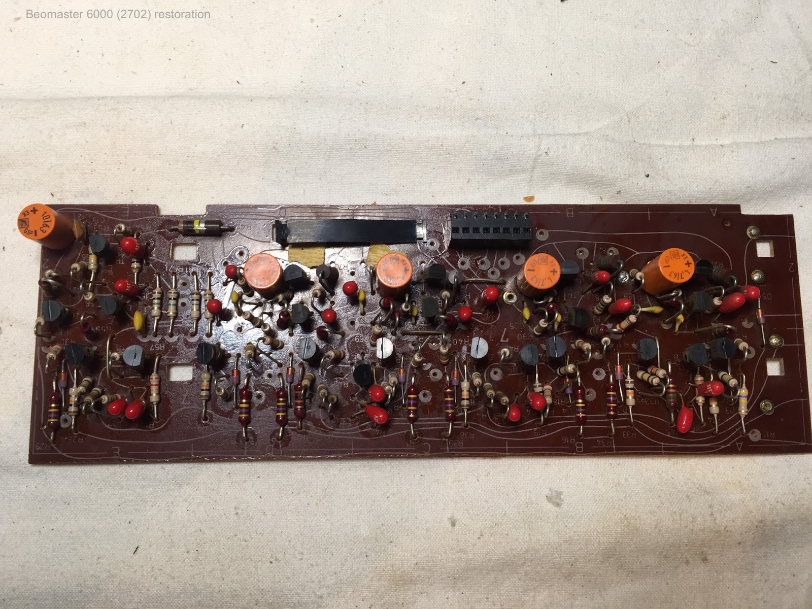 beolover Beomaster 6000 (2702) restoration recapping level amplifier