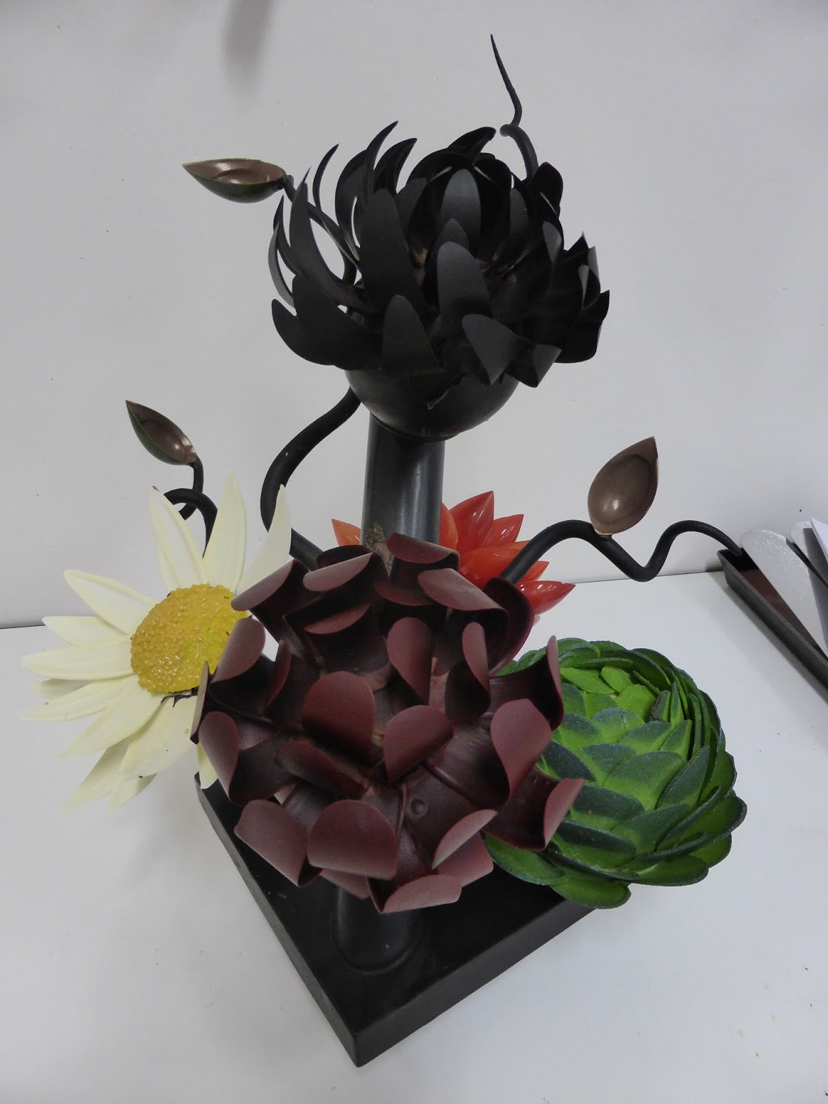 Natalie in Melbourne Chocolate flowers