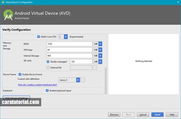 Android Virtual Device (AVD)