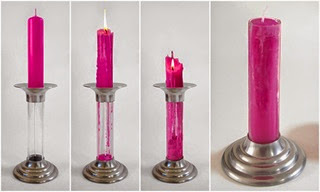 Christmas candle recycle ideas