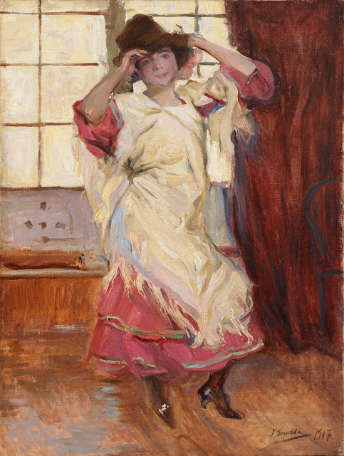 Joven bailando, Joaquín Sorolla Bastida, Retratos de Joaquín Sorolla, Joaquín Sorolla y Bastida, Joaquín Sorolla, Pintor español, Retratista español, Pintores Valencianos