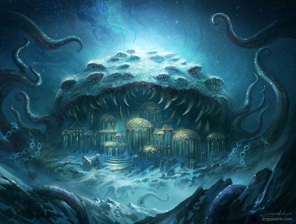 As sombrias ilustrações de fantasia e terror de Jorge Jacinto Jorge Jacinto deviantart artstation arte ilustrações fantasia terror sombrio lovecraft games