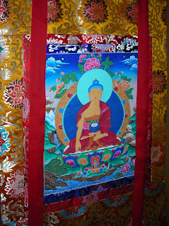 Buddha Painted on Cloth; Museum of Spiritual Art: The Malhotra Collection; Franklin, Ohio; Photograph by Robert T. Rhode