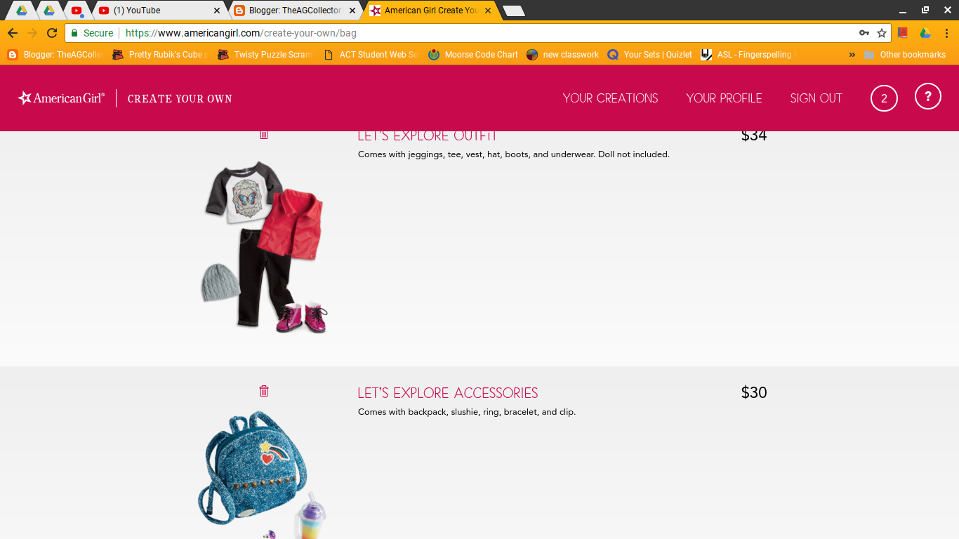 american girl doll create your own website