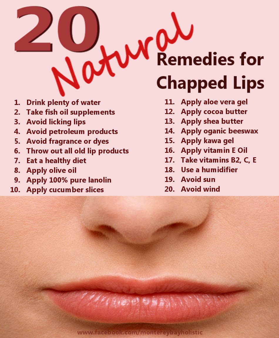 NATURAL REMEDIES FOR CHAPPED LIPS LIPS CARE TIPS