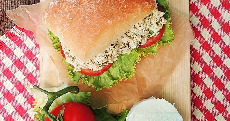 Creamy Pesto Chicken Sandwiches