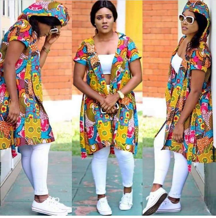 ankara long jacket styles