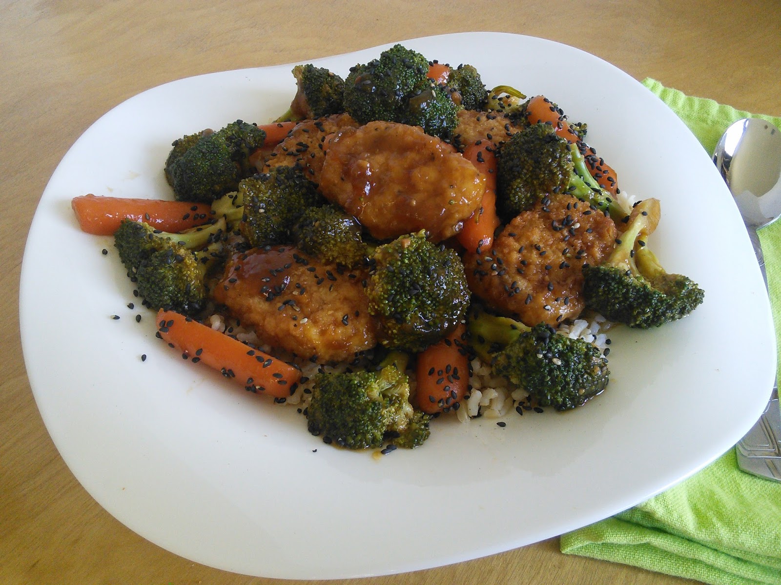 Meatless Orange "Chicken"