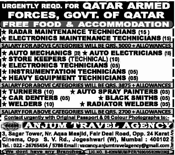 travel agency job in qatar