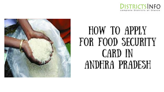 How to apply for Food Security Card in Andhra Pradesh