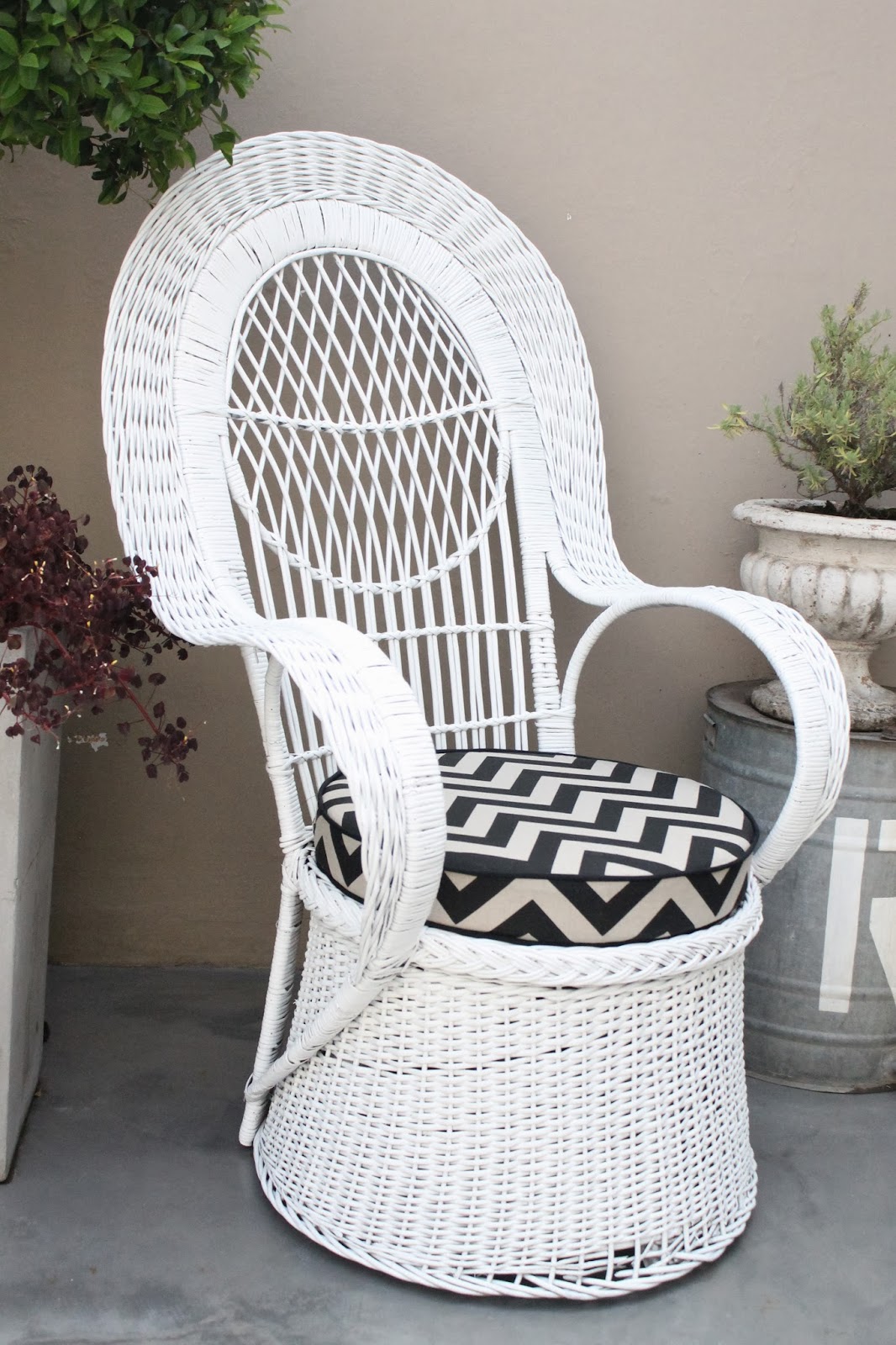 Sillones de mimbre Peacock: Deco Marce Tienda