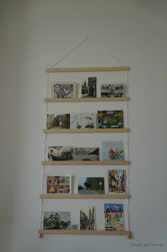 Postcards and Memories Postkaartjes bewaren Kaarten hanger