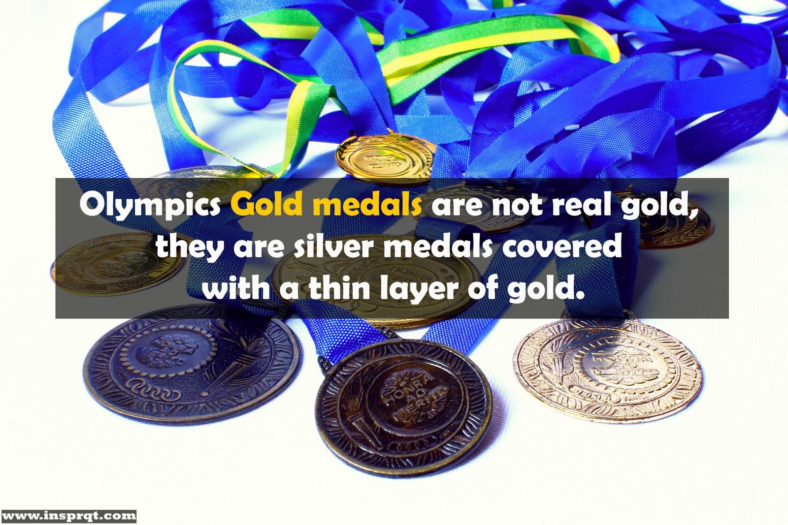 Are the gold medals at the olympics real gold