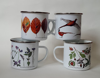 Enamel Mugs by Alice Draws The Line Enamel Mugs by Alice Draws The Line