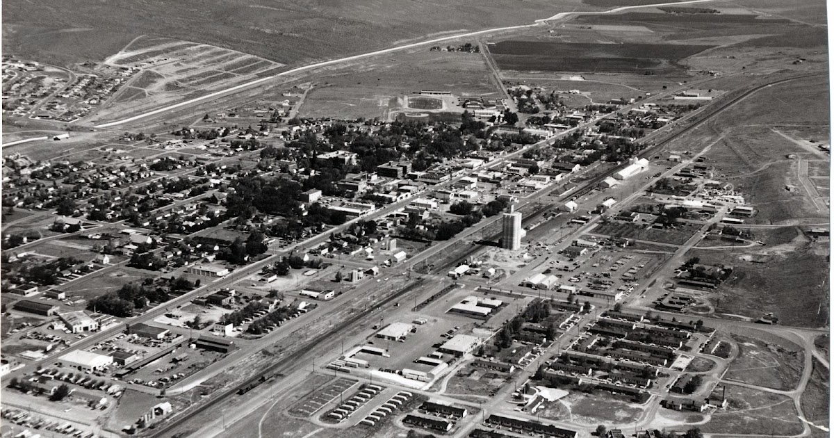 Big Bend Railroad History 1954 Ephrata Aerial View