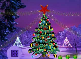 Christmas Light Forest Escape Juegos de Escape - Christmas Light Forest Escape