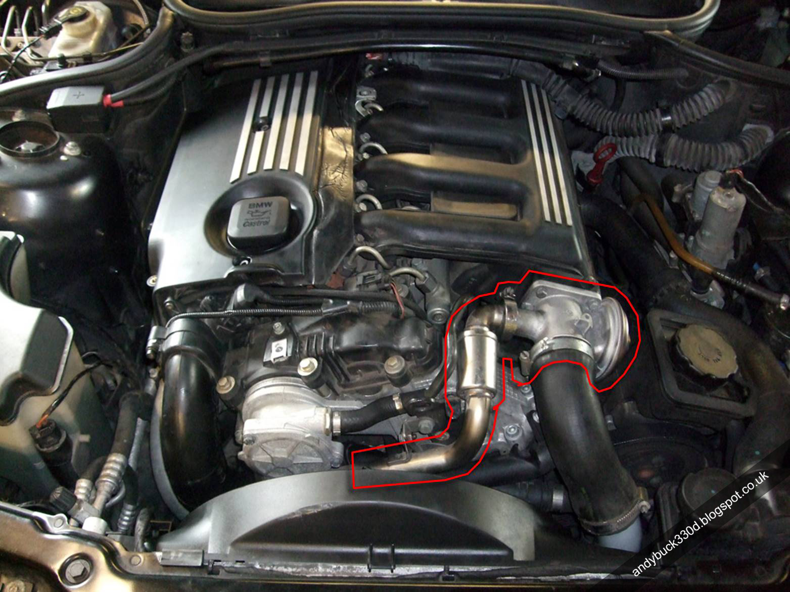 bmw e46 320d engine cover removal