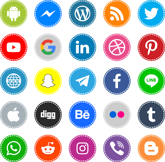 Download Font Icons Social Media 16 Color #font ttf otf 120 #icons elharrak #fonts #font #icon #font #logo #font #socialmedia font #logos font icons font free 