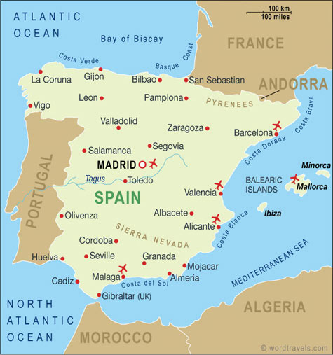 Mapa de España Imagen