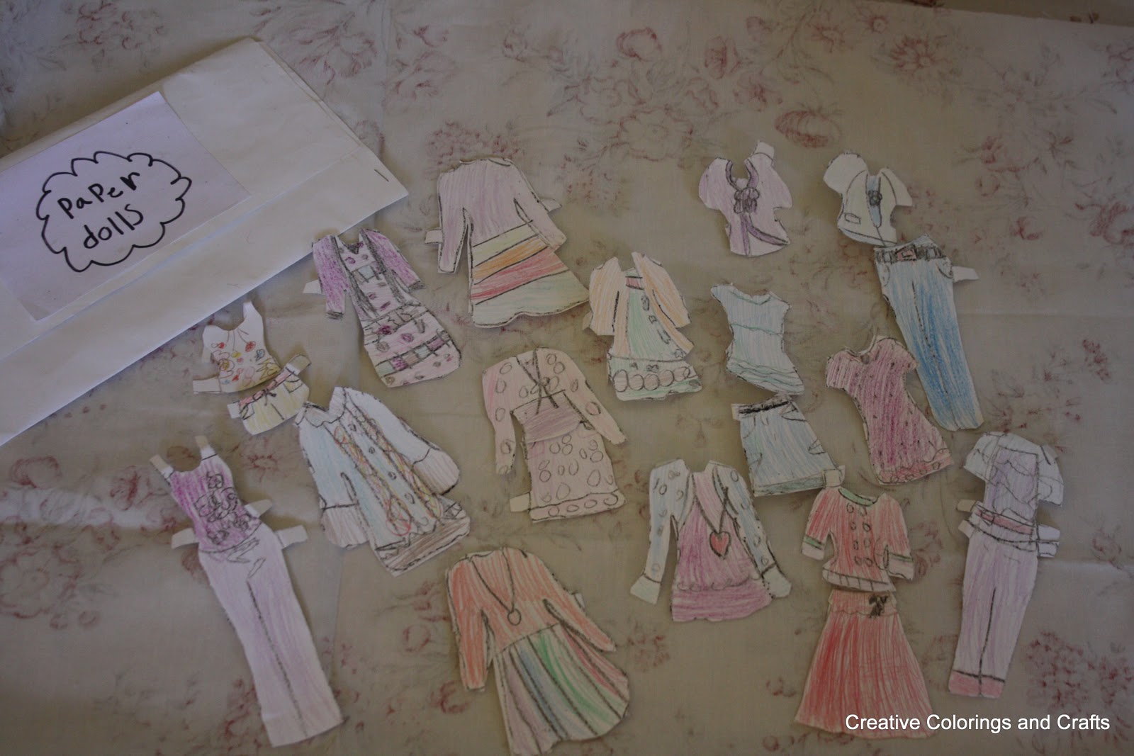 Creative Colorings and Crafts Make Your Own Paper Dolls