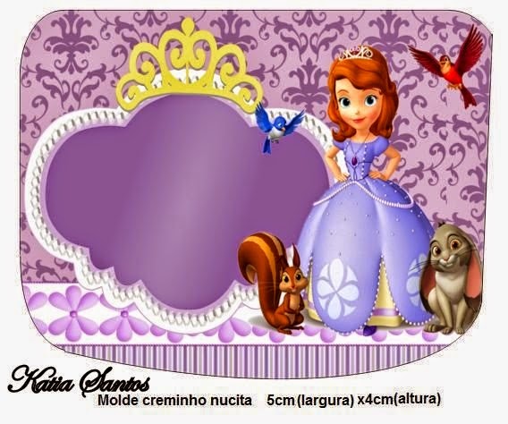 Sweet Sofia the First: Free Printable Invitations and Candy Bar Labels. Sweet Sofia the First Free Printable Labels.