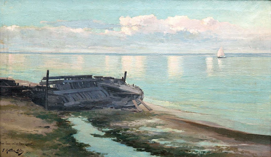 Paisaje Asturiano Paisaje Asturiano, Juan Martínez Abades, Pintor español, Paisajes de Juan Martínez Abades, Pintor Martínez Abades, Pintores españoles, Pintores Asturianos, Martínez Abades