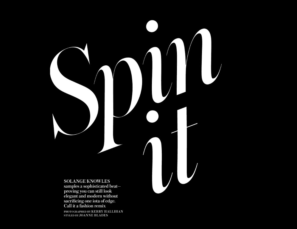 Afrolistas and the City™: First Look: Solange Knowles for InStyle