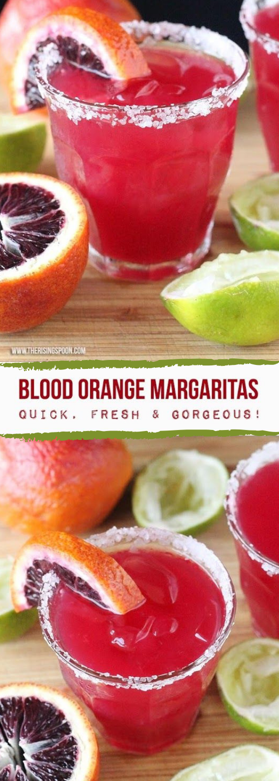 Blood Orange Margaritas #healthydrink #fres