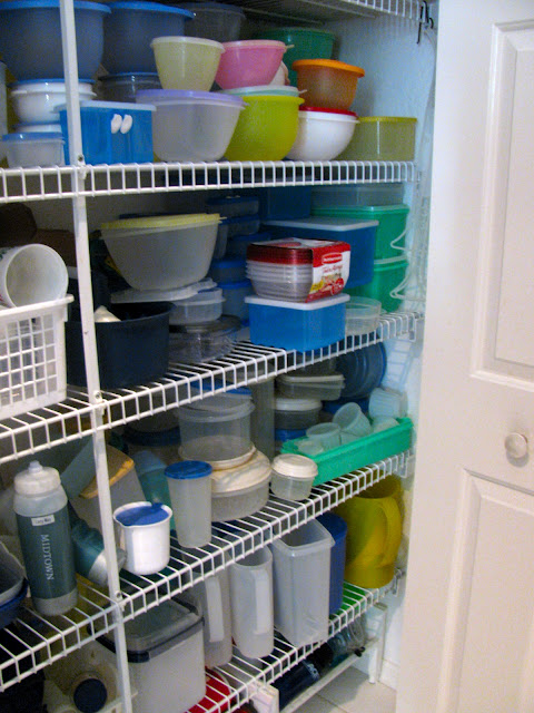 Nestling: Kitchen Organization :: Tupperware Storage