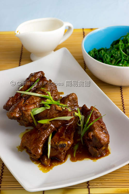 燜蜜汁排骨 Braised Honey Pork Ribs01