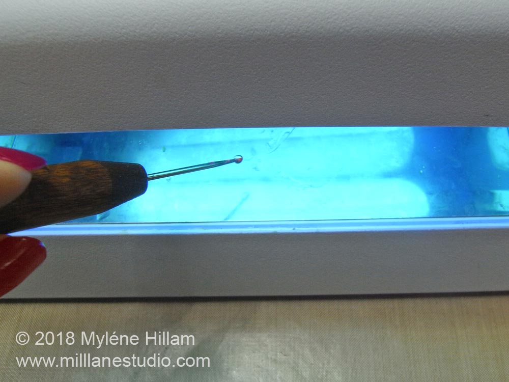 Resin Rose Bubble Ring Mill Lane Studio