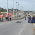 Motociclista fica gravemente ferido em acidente entre moto e carro na BR -101 norte