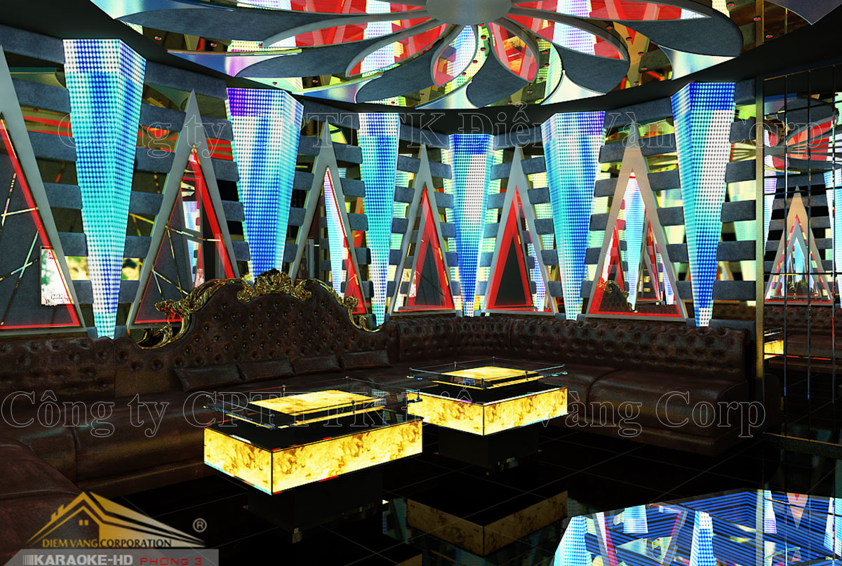 Thiết kế phòng karaoke 3D Ảnh Full chất lượng cao 37