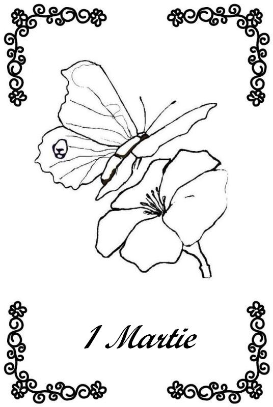Featured image of post Planse De Colorat Cu Martisoare
