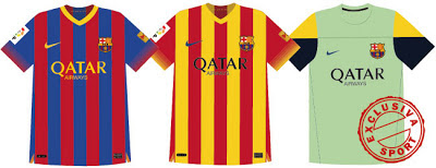equipación barcelona 2013
