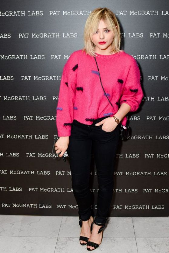 Chloe Moretz na festa Pat McGrath Lunch Party 2017
