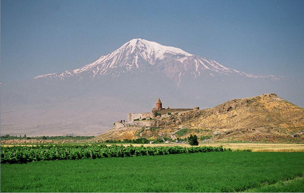 Khor Virap Monastry Mt Ararat