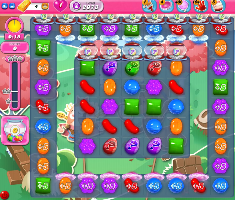 Candy Crush Saga level 2073 Candy Crush Saga level 2073