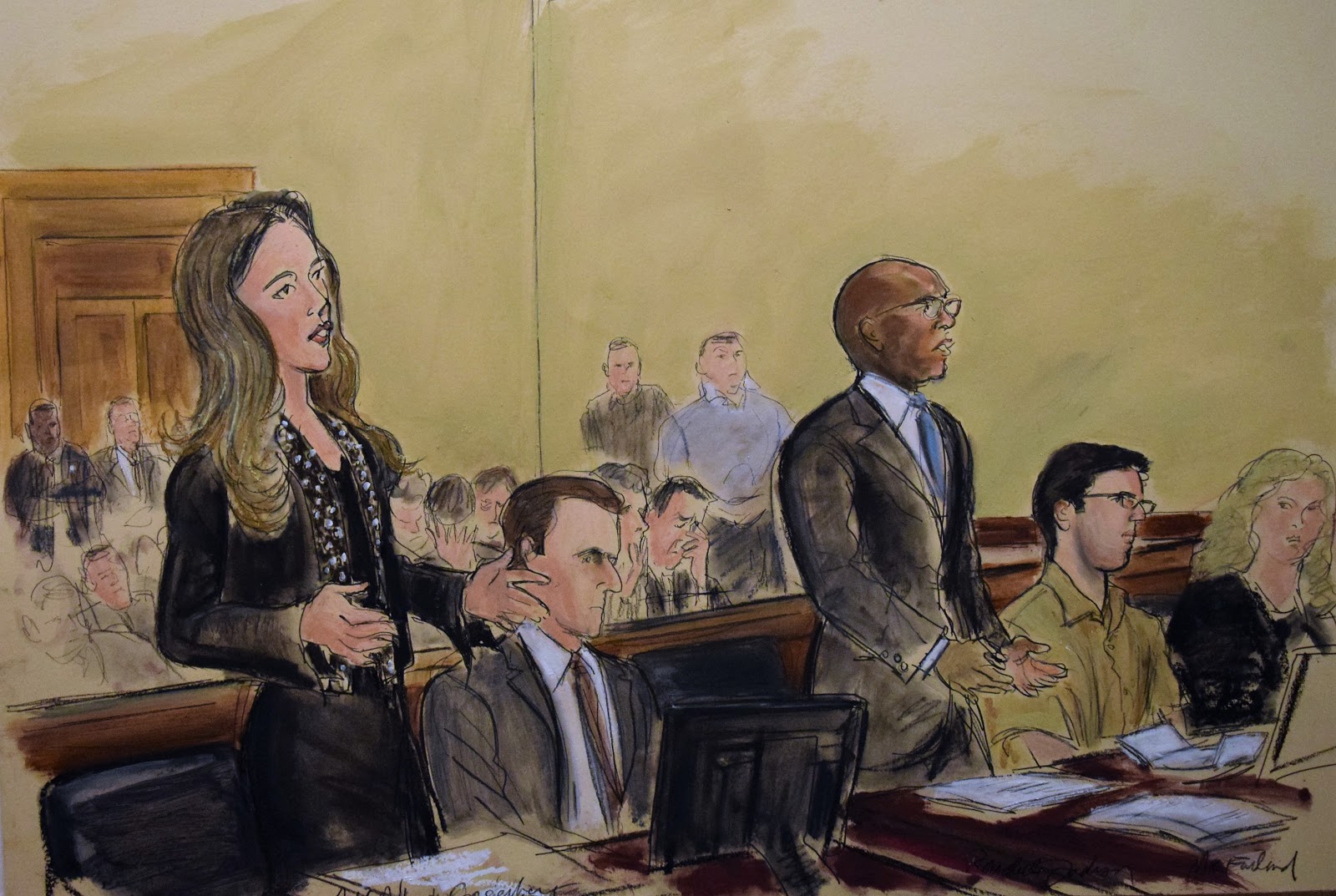 ILLUSTRATED COURTROOM NBC NEWS Fyre Festival organizer Billy McFarland